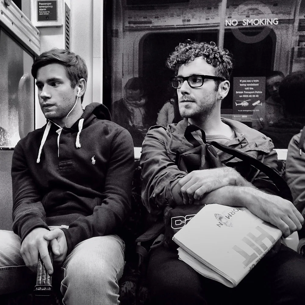 Harry was uncomfortable sitting next to a hit man on the tube
