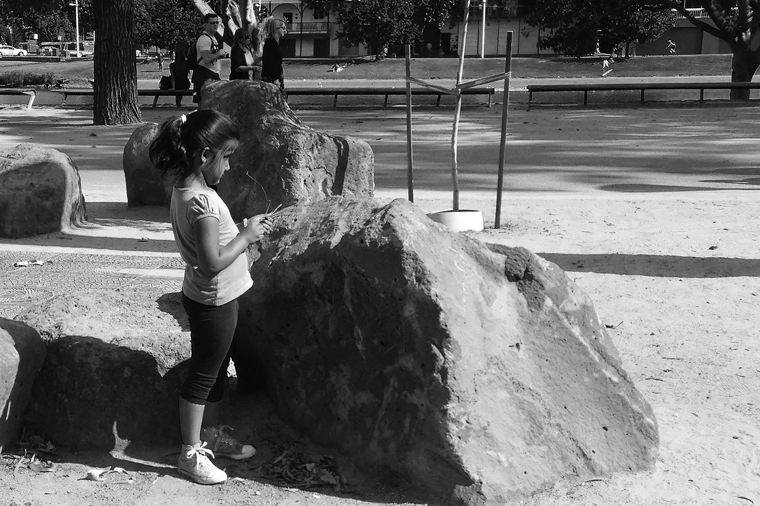 She didn’t want to go home and this seemed as good a place as any to hide.