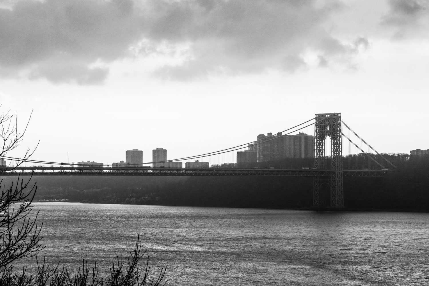 How's the serenity? Shot off the edge of Manhattan view to New Jersey