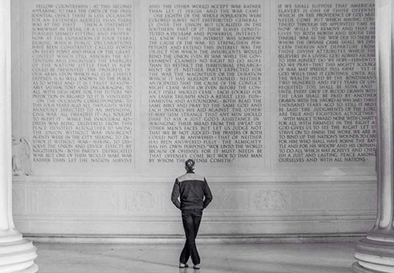 And still, to this day, your words loom large. Lincoln Memorial Washington D.C. USA December 2015