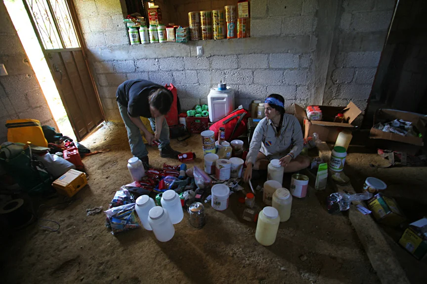 The age-old question of how much food to bring.