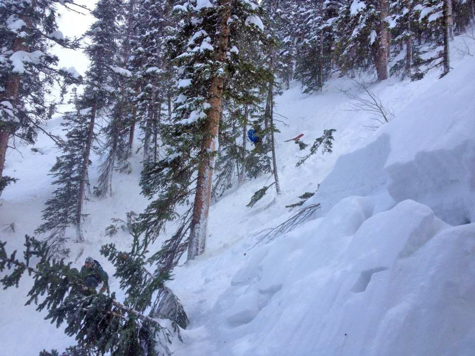 Avalanche carnage. /Photo by Andrew Temple