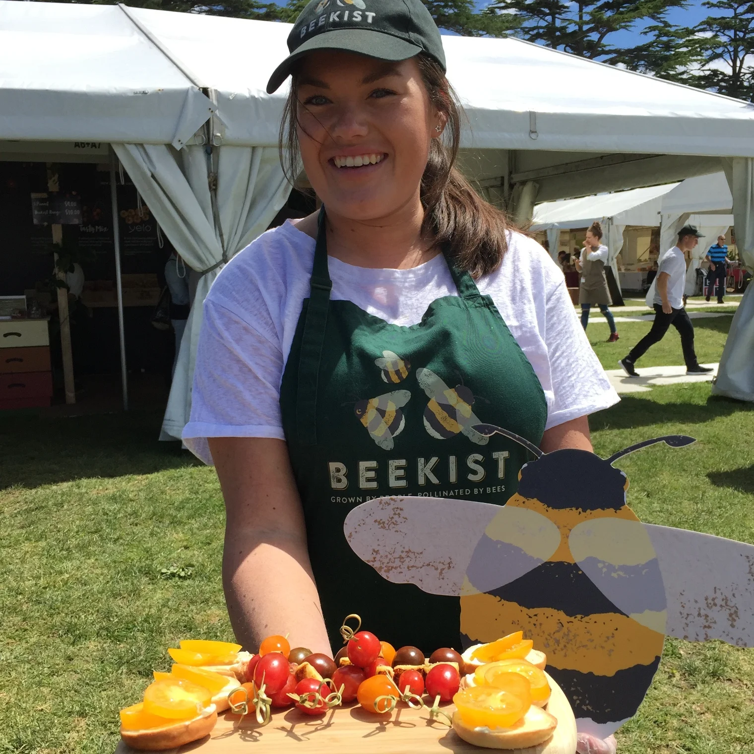 'Summer' offers us Beekist tomatoes and haloumi