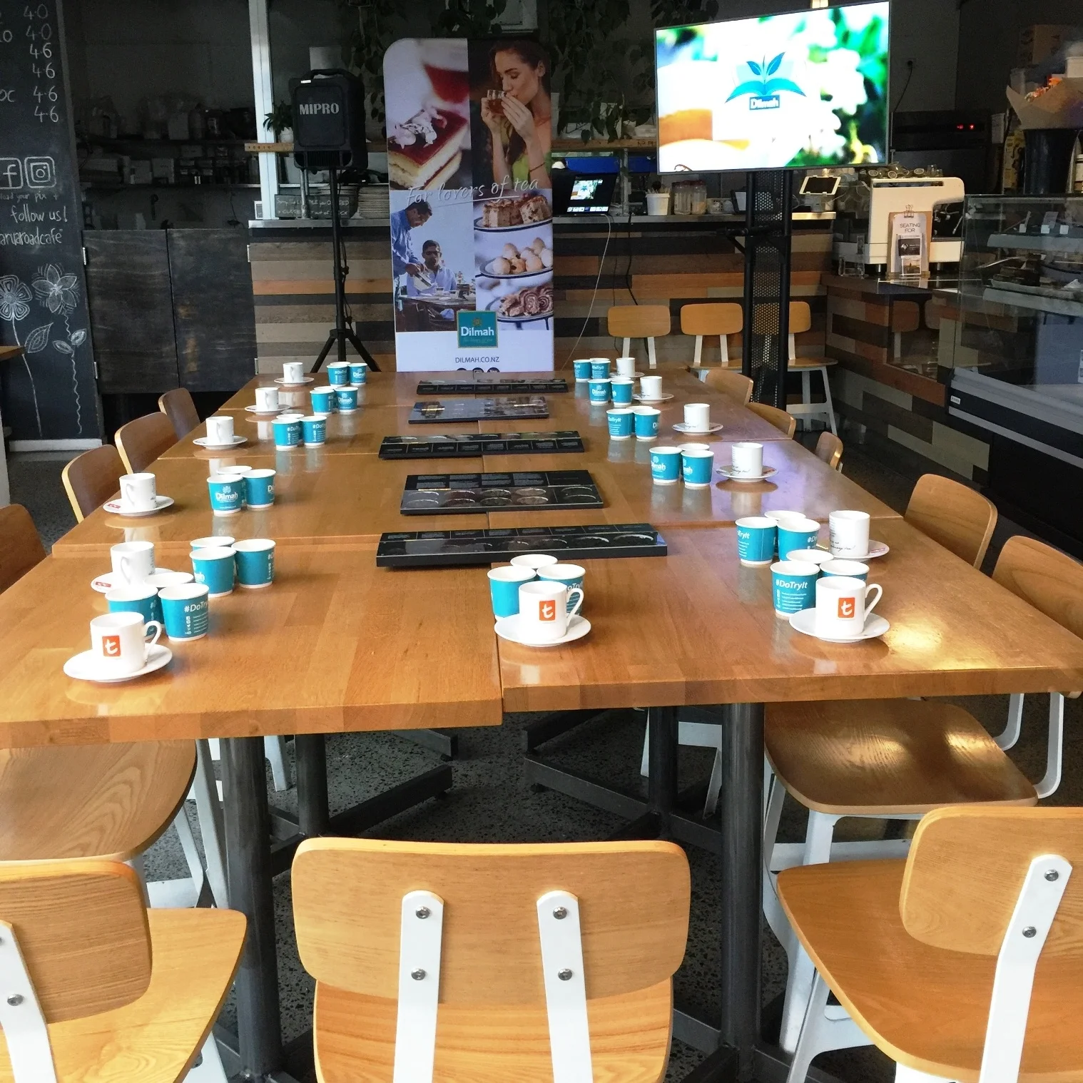 Dilmah Masterclass setup.JPG