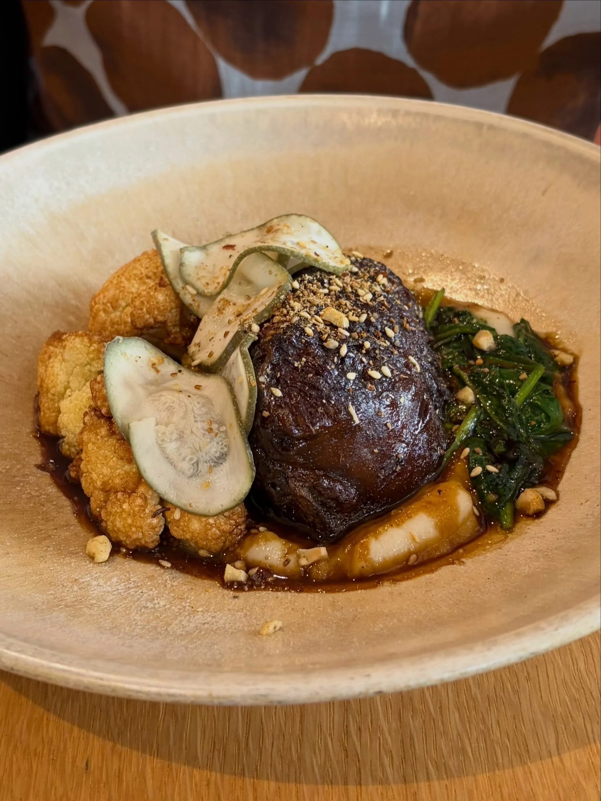 Thinking ahead to Friday lunch? Winter Warmers Lunch Specials at @eatatmalo during July. 

Choose between braised beef cheek with cauliflower and dukkah or spiced seafood chowder with focaccia. Each dish is $40 and is paired with a glass of wine. 

D