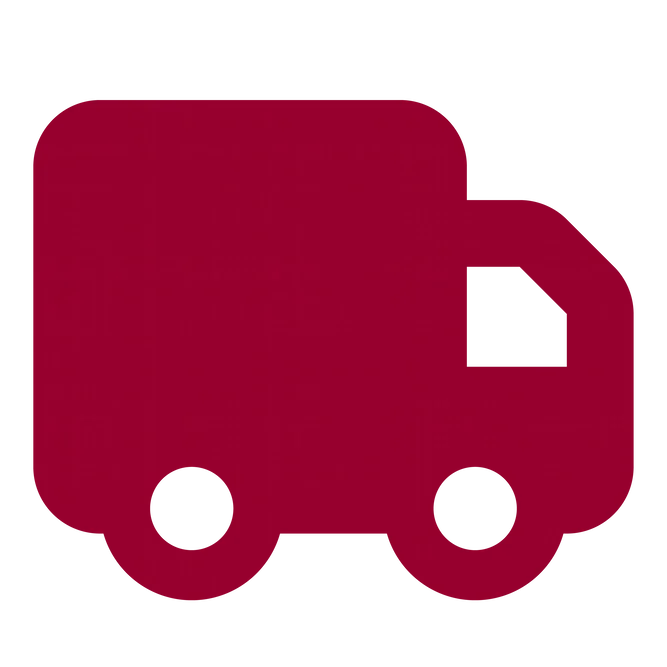 Red semi icon truck