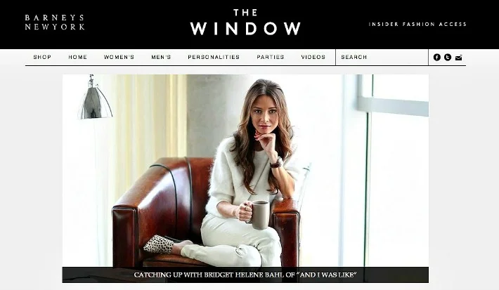 And I was like... uhm Barney's