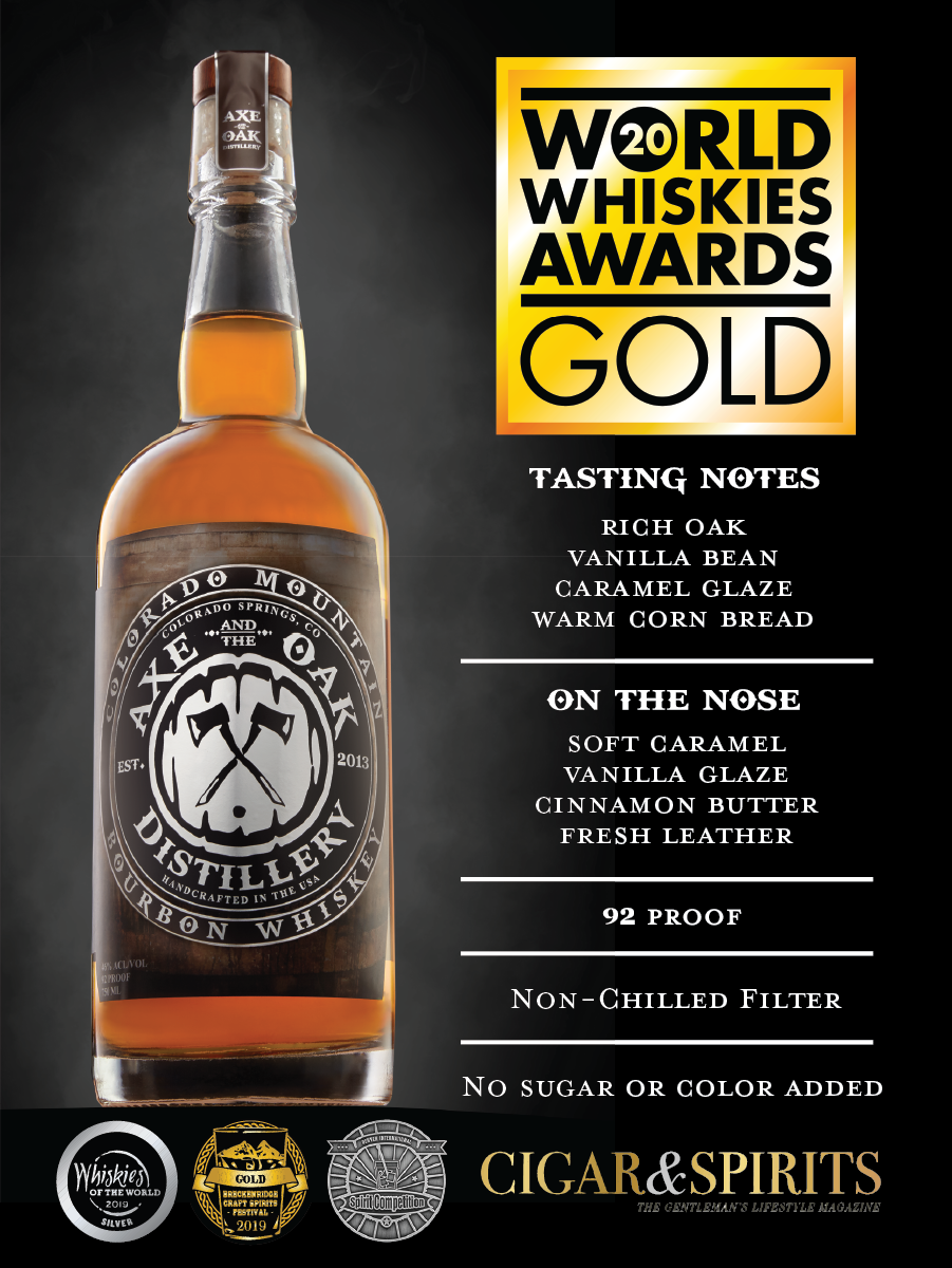Axe And The Oak Distillery Handcrafted Colorado Whiskey