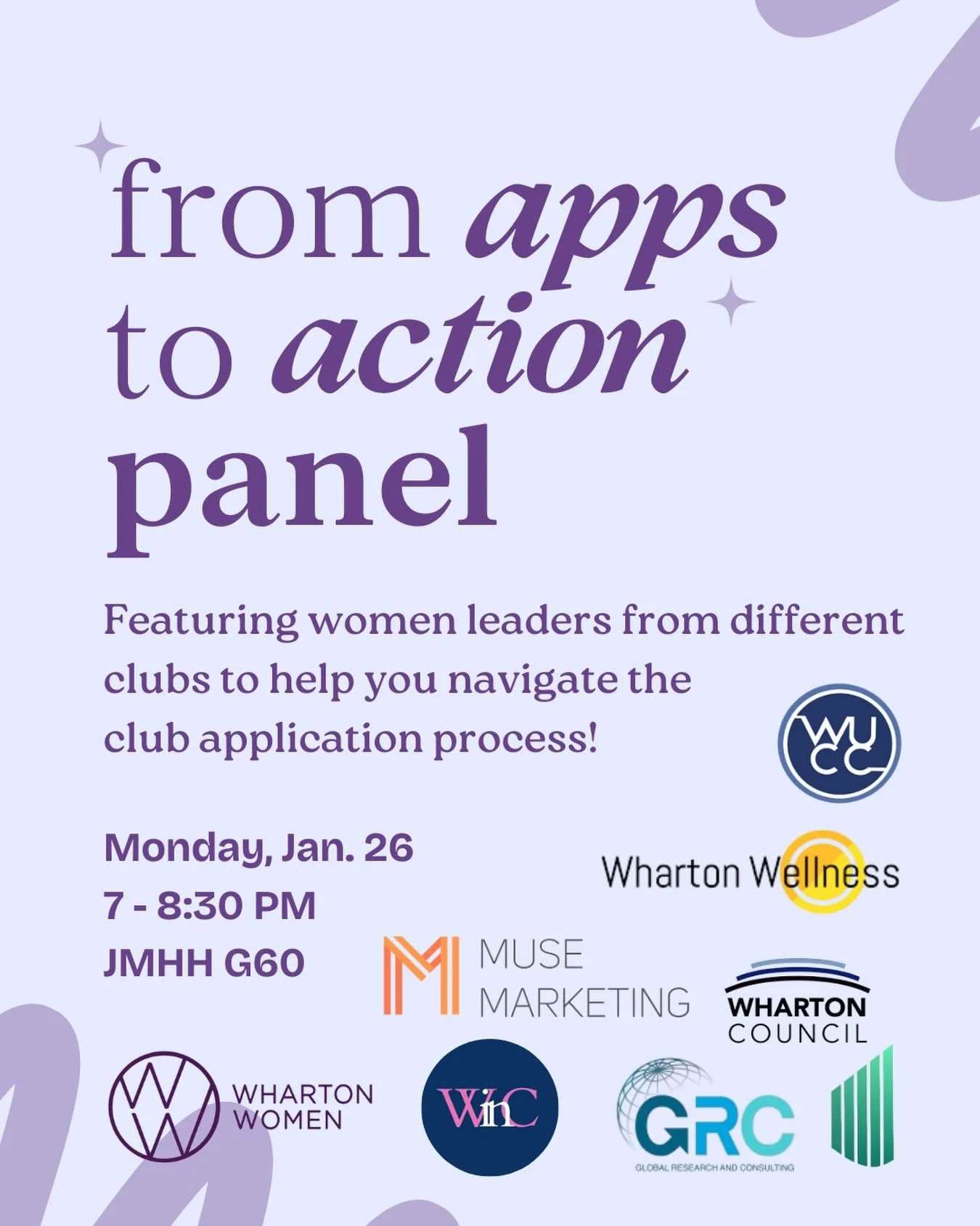 We&rsquo;re hosting a panel event featuring women leaders from clubs across campus! These leaders will share their experiences navigating the club application process and offer advice to freshmen looking to get involved &amp; you&rsquo;ll also have t