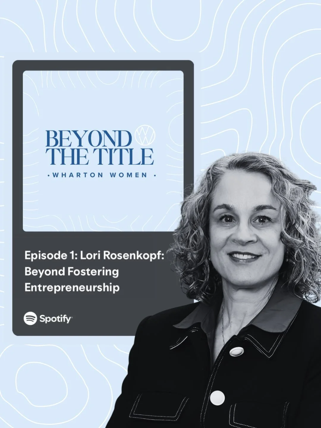 Our first episode is here!! 🎙️✨

Join Lori Rosenkopf as she shares the experiences, lessons, and advice that have shaped who she is

Listen now through the link in our bio&hellip;and let us know who you&rsquo;d love to hear from next!! 💙