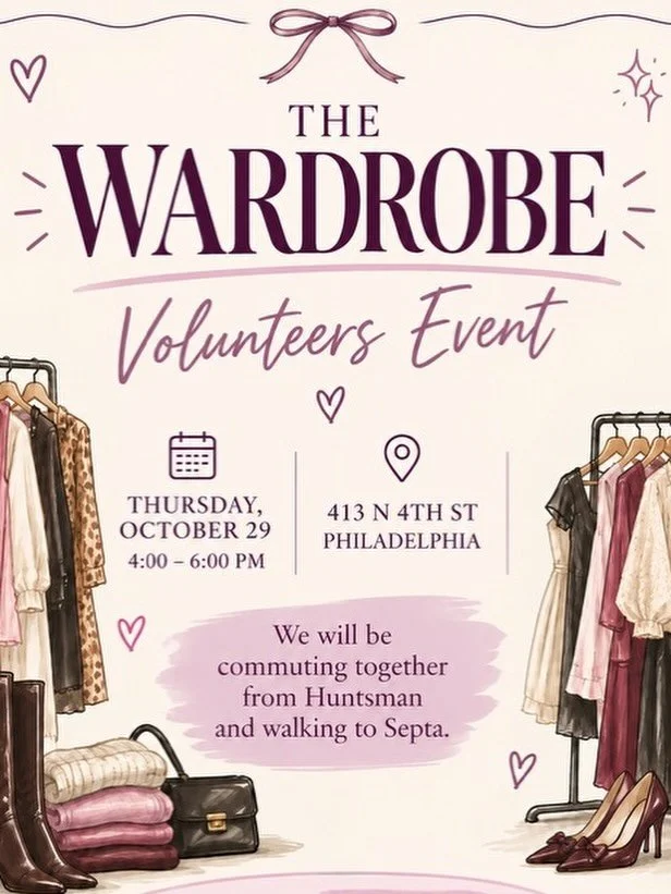 Come help us make someone&rsquo;s day! ✨ 
Volunteer at The Wardrobe this Thursday, 10/29! 
See you there! 💗 

Sign up in bio