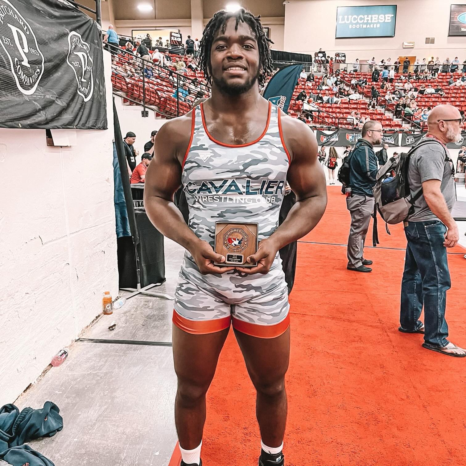 SBJ takes 3rd place at the U20 US Open 🇺🇸 Qualifying for the World Team Trials next month!Keep doing your thing @stevenburrell17 we are so proud of you! #GPSwrestling🧭