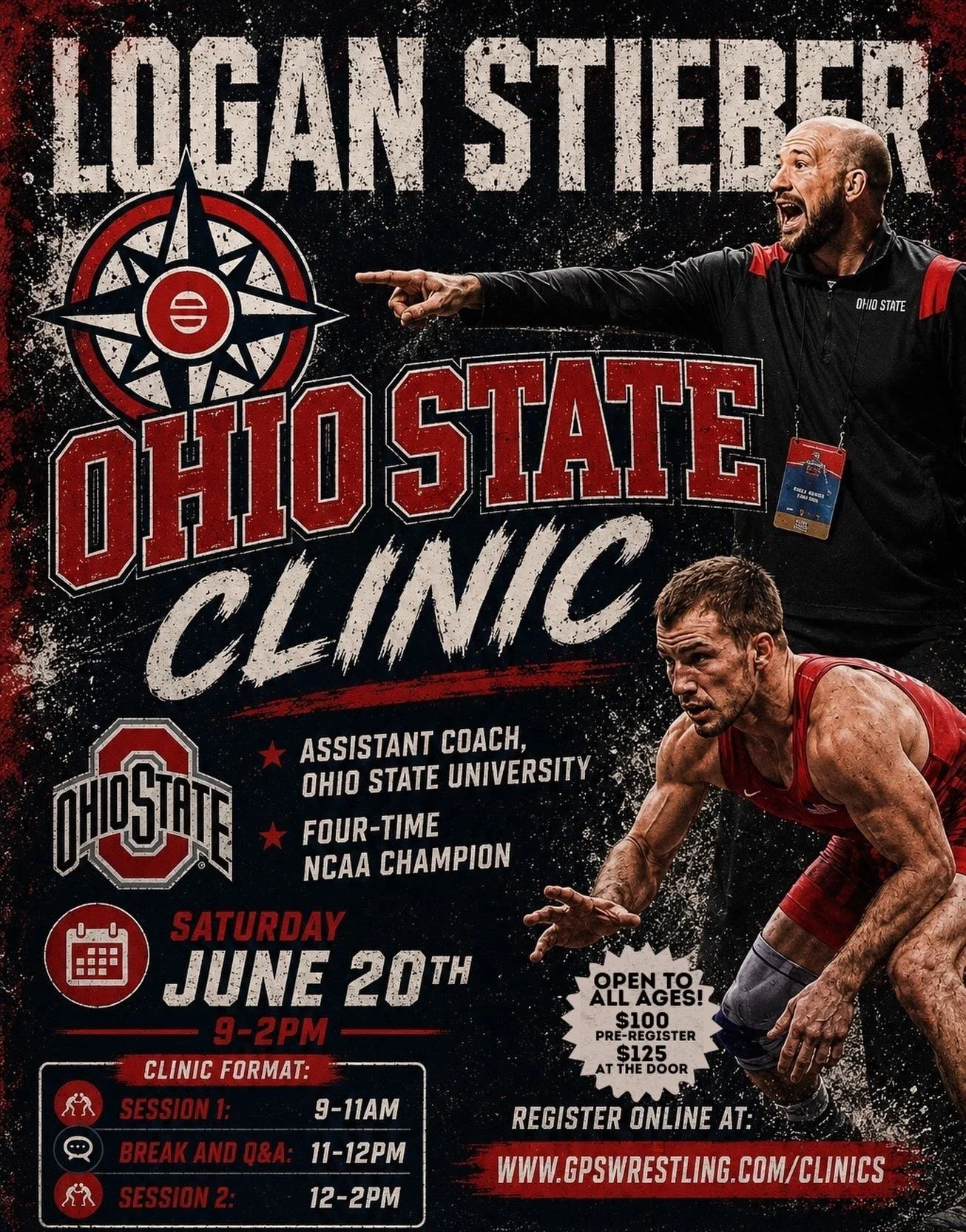 Come learn from one of the best to ever do it! 𝟒𝐱 𝐍𝐂𝐀𝐀 𝐂𝐡𝐚𝐦𝐩, 𝐖𝐨𝐫𝐥𝐝 𝐂𝐡𝐚𝐦𝐩, and current 𝐎𝐡𝐢𝐨 𝐒𝐭𝐚𝐭𝐞 𝐀𝐬𝐬𝐢𝐬𝐭𝐚𝐧𝐭 𝐂𝐨𝐚𝐜𝐡 𝐋𝐨𝐠𝐚𝐧 𝐒𝐭𝐢𝐞𝐛𝐞𝐫 is coming back to the Club! 

Ohio State has risen to the top of D