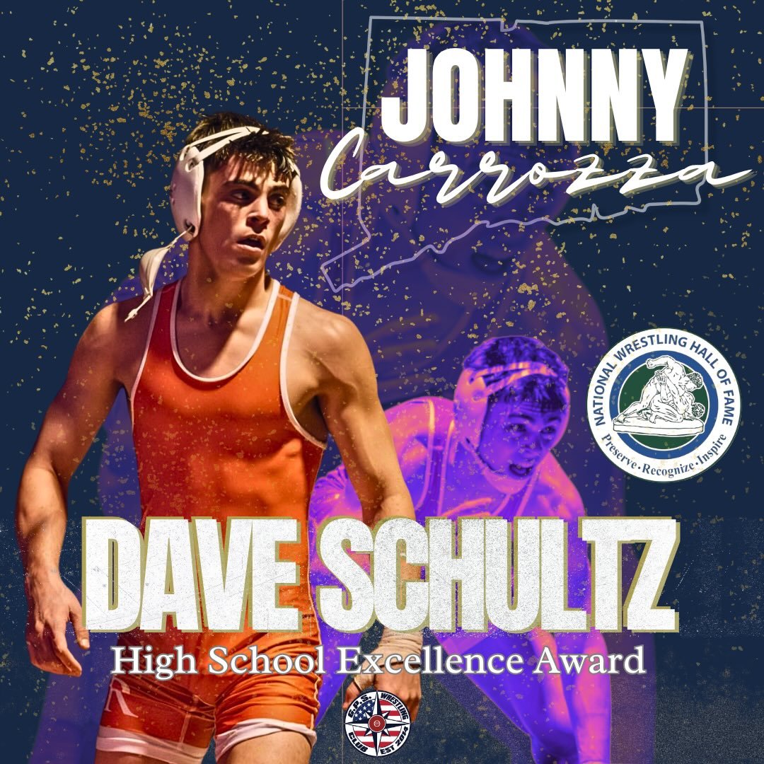 𝟐𝟎𝟐𝟔 𝐃𝐚𝐯𝐞 𝐒𝐜𝐡𝐮𝐥𝐭𝐳 𝐇𝐒 𝐄𝐱𝐜𝐞𝐥𝐥𝐞𝐧𝐜𝐞 𝐀𝐰𝐚𝐫𝐝 𝐖𝐢𝐧𝐧𝐞𝐫 🤩

Congratulations to Ridgefield&rsquo;s Johnny Carrozza for winning this prestigious award that acknowledges greatness on and off the mat!

&ldquo;The Dave Schultz H