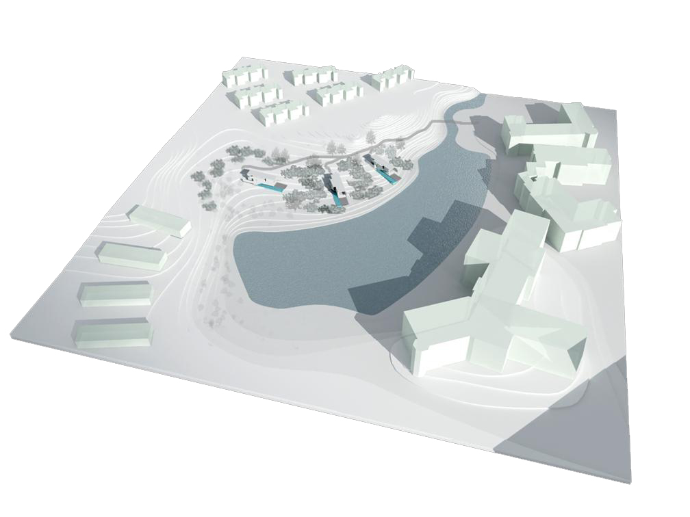 Tectvs experimented with the site to find the best integrated solution