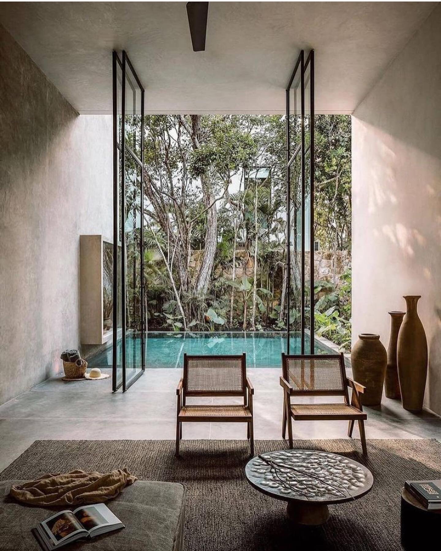 Even tho spring is right around the corner, I&rsquo;m craving an escape... and this sanctuary by @colab_tulum Casa Aviv in Tulum MC is *exactly* where I&rsquo;d love to be right this moment!! ☀️💦
.
.
.

#interiordesigner #interiordesign #architectur