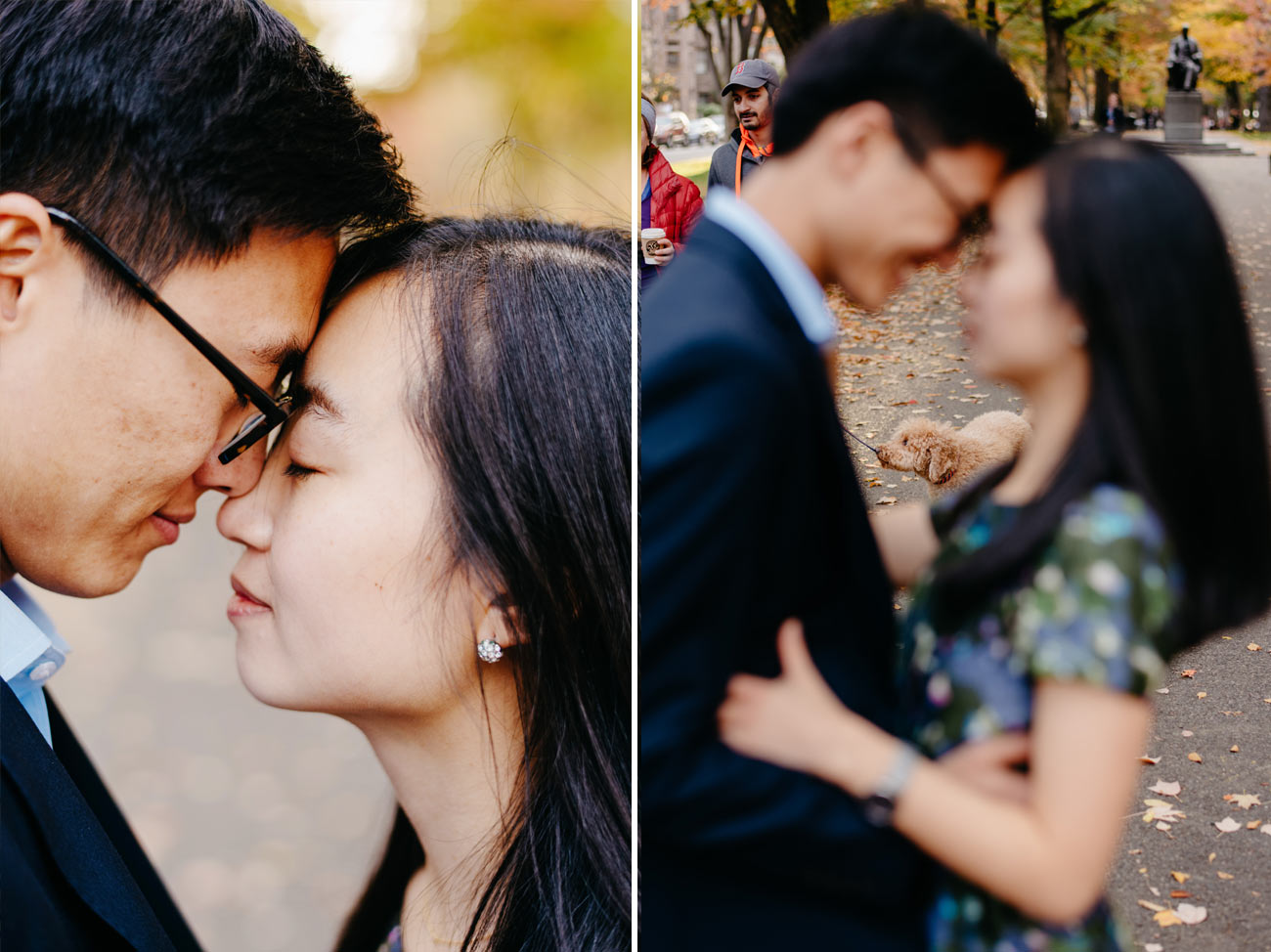 cute couple in boston engaged, photographers in boston lifestyle engagement photography