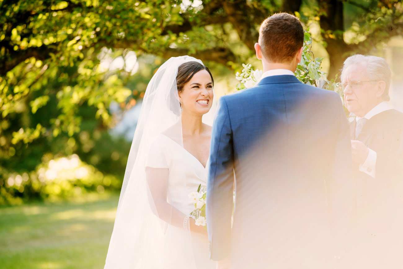  happy bride at the lyman estate boston weddings&nbsp; 