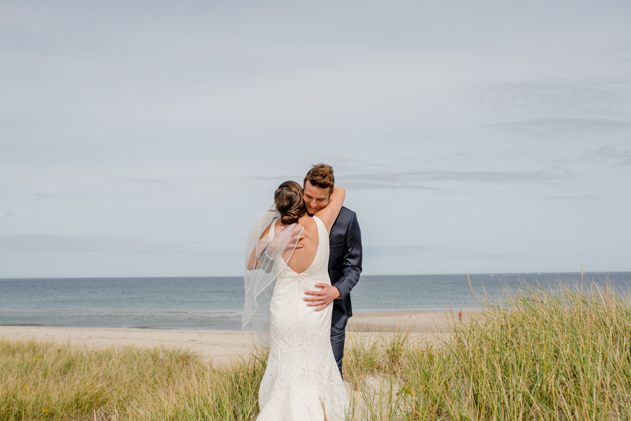 first look cape cod wedding photographer