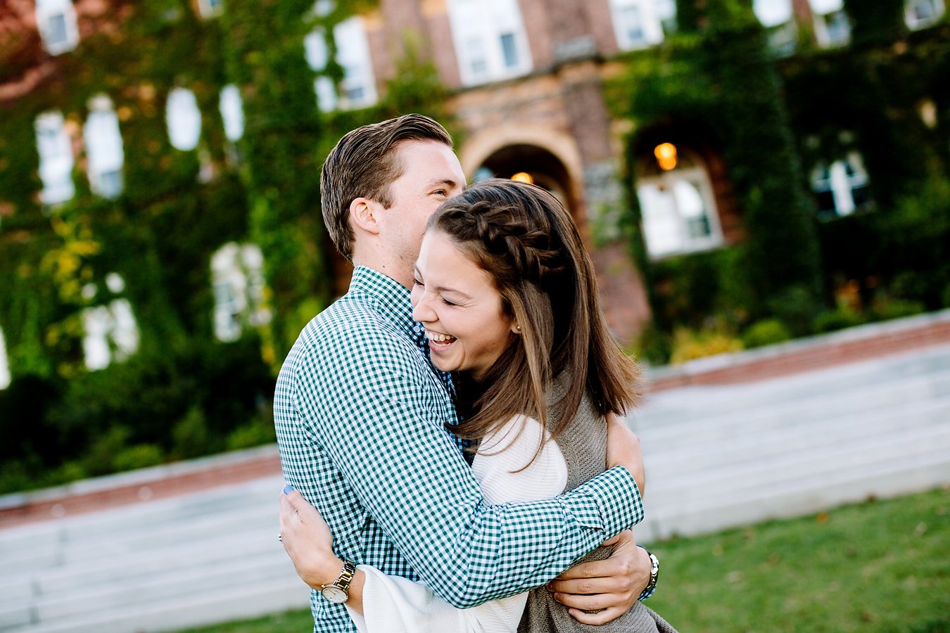 st. anselm engagement session in the fall