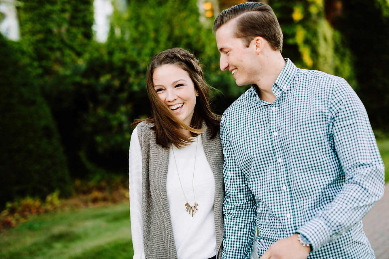 st. anselm engagement session in the fall