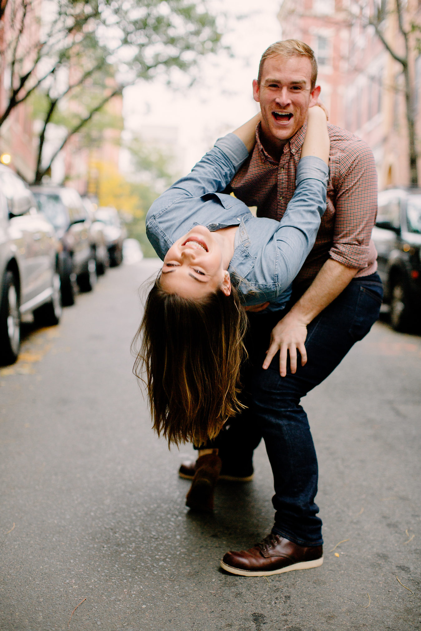 lifestyle boston engagement photos with a lovely couple