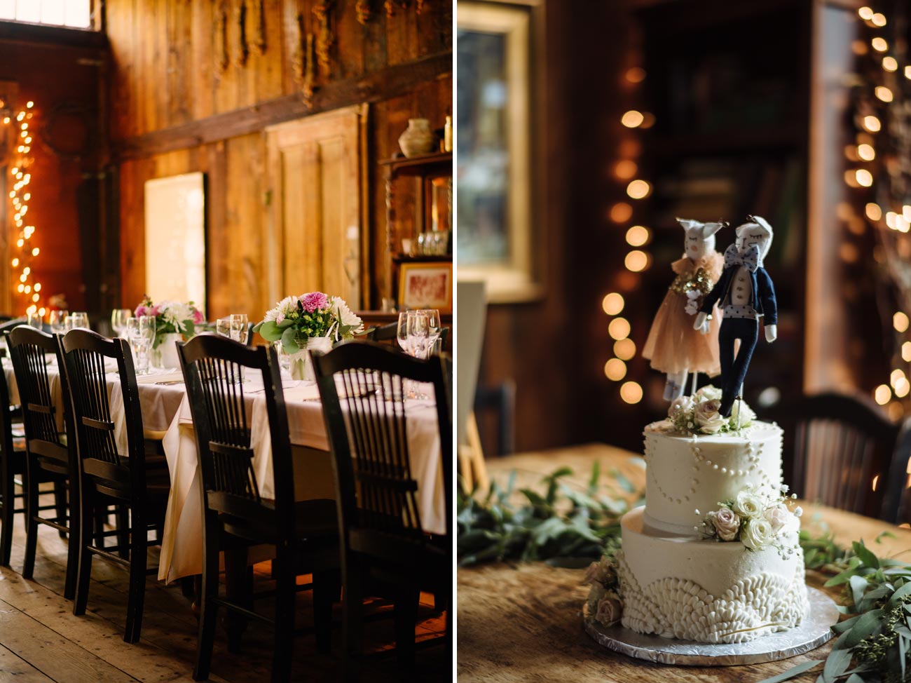 bohemian style wedding cake at the Herb Lyceum