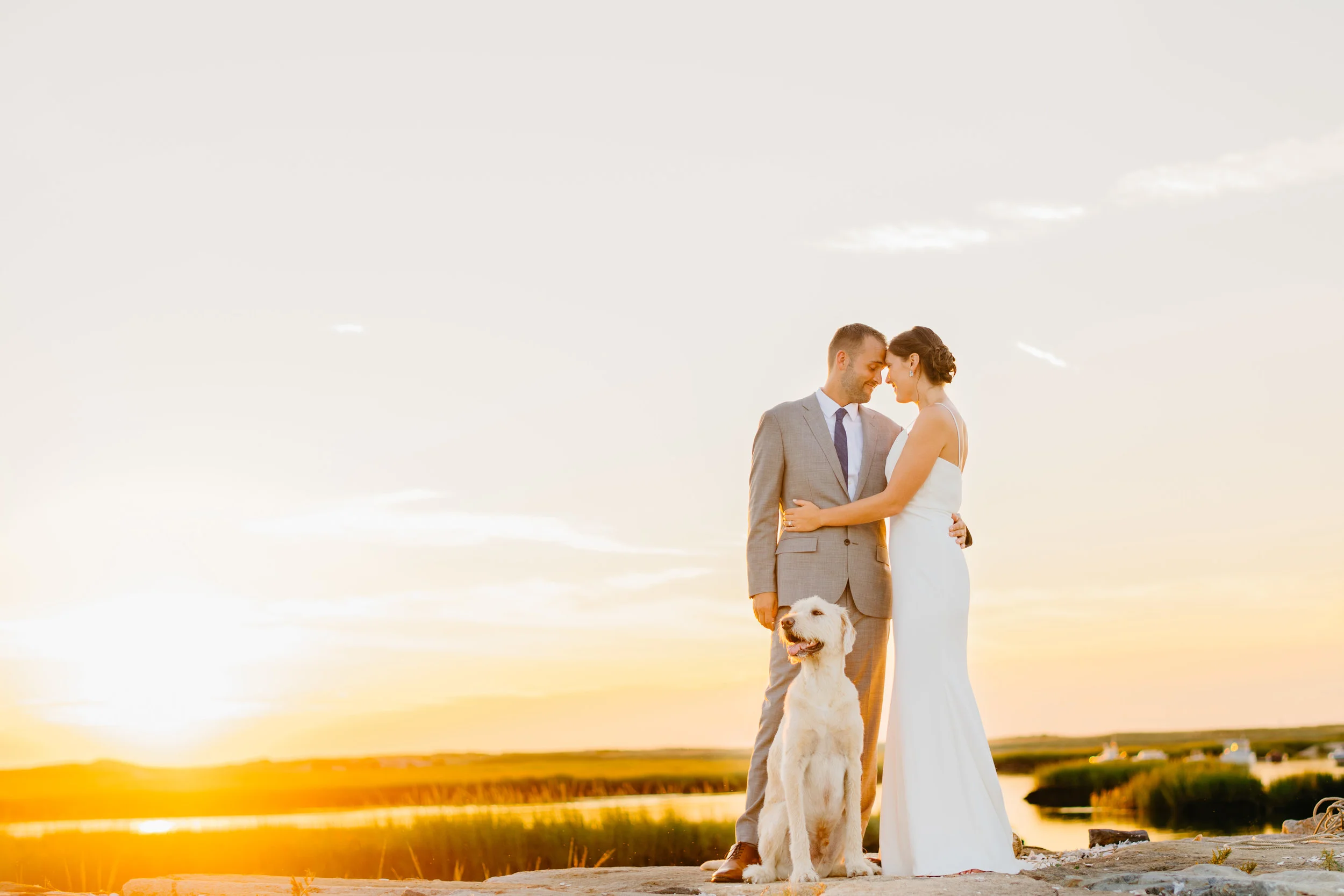 Outer Cape Cod Colorful Private Residence Wedding in Truro, MA