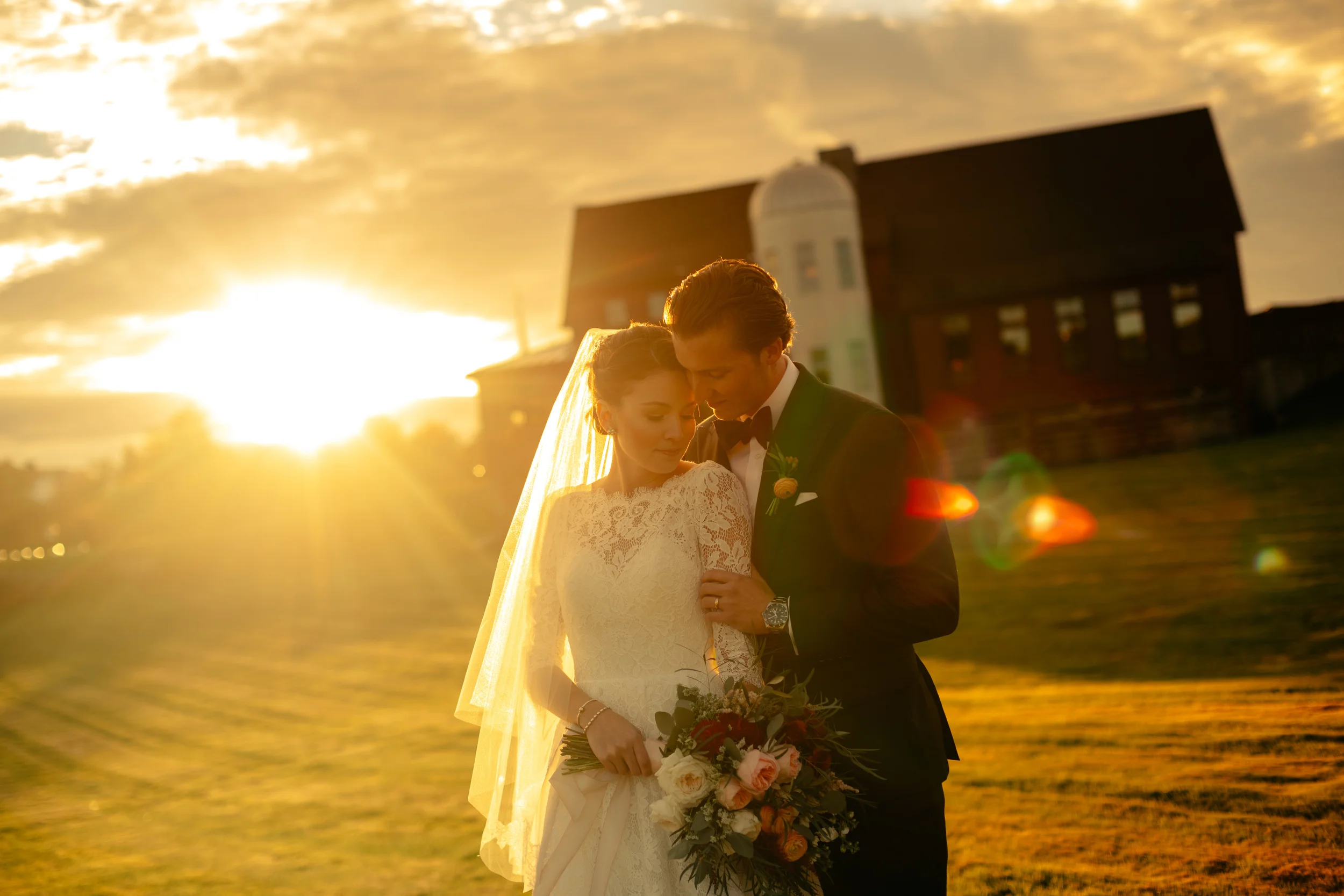 Meghan and James Incredible fall wedding photos at the Barn at Gibbet Hill in Groton, MA