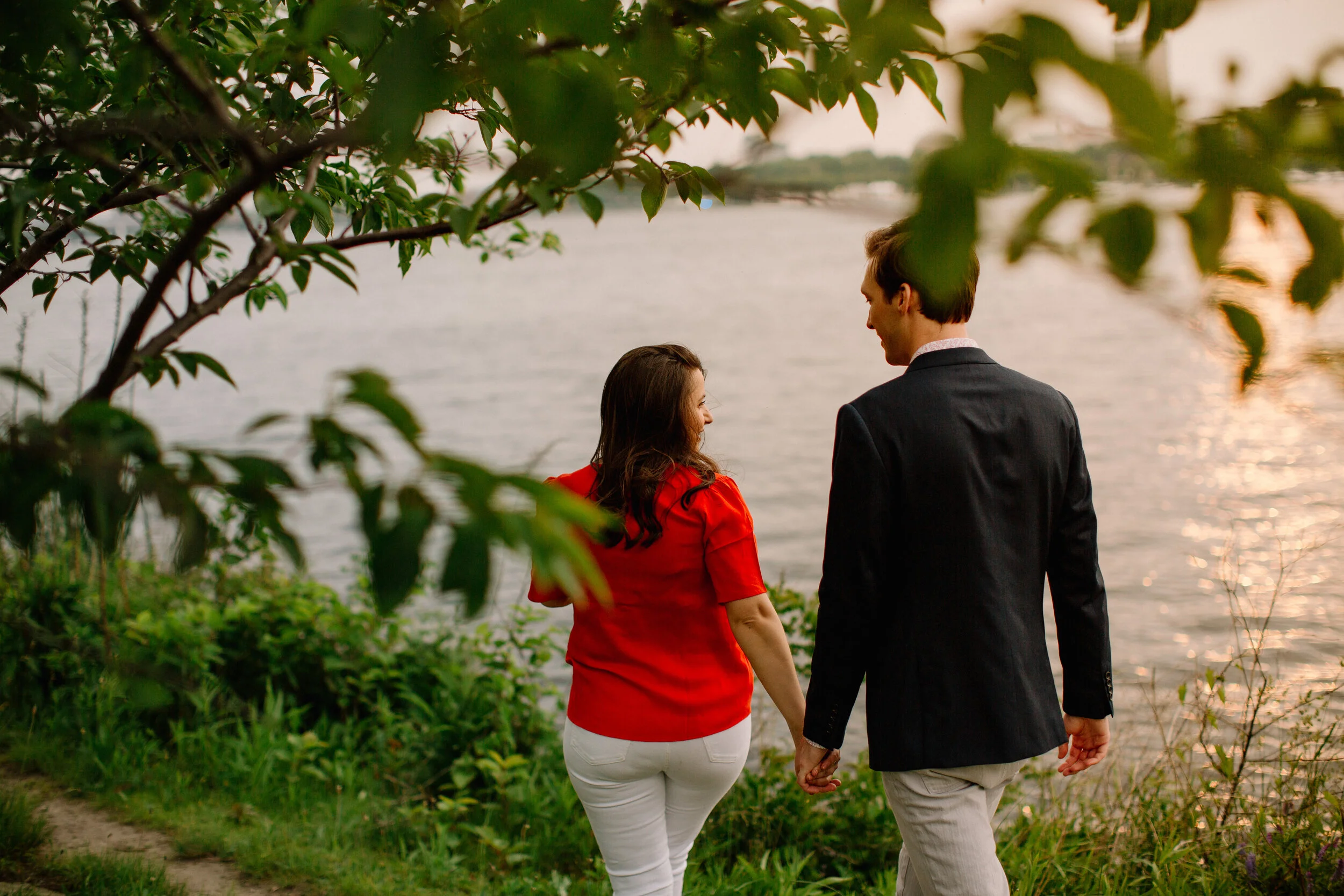 Fun and candid beacon hill Boston and Charles river esplanade engagement photos with Becca &amp; Frank