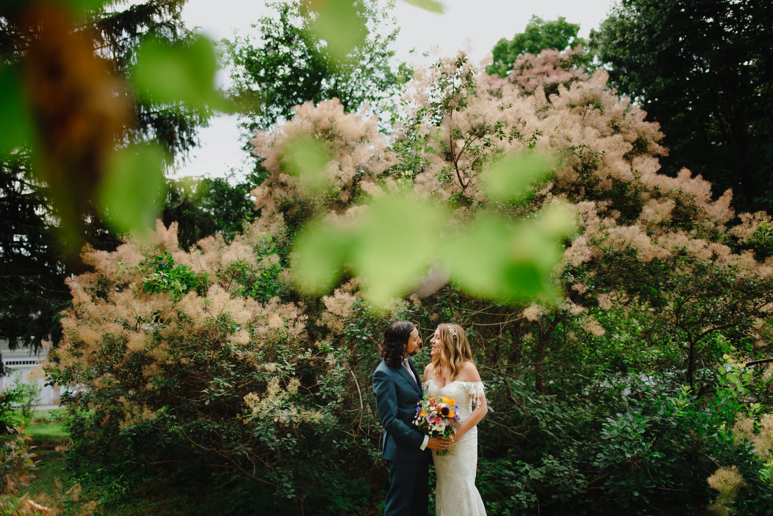 Megan and Chris Fun and Intimate Backyard Wedding in Cape Cod