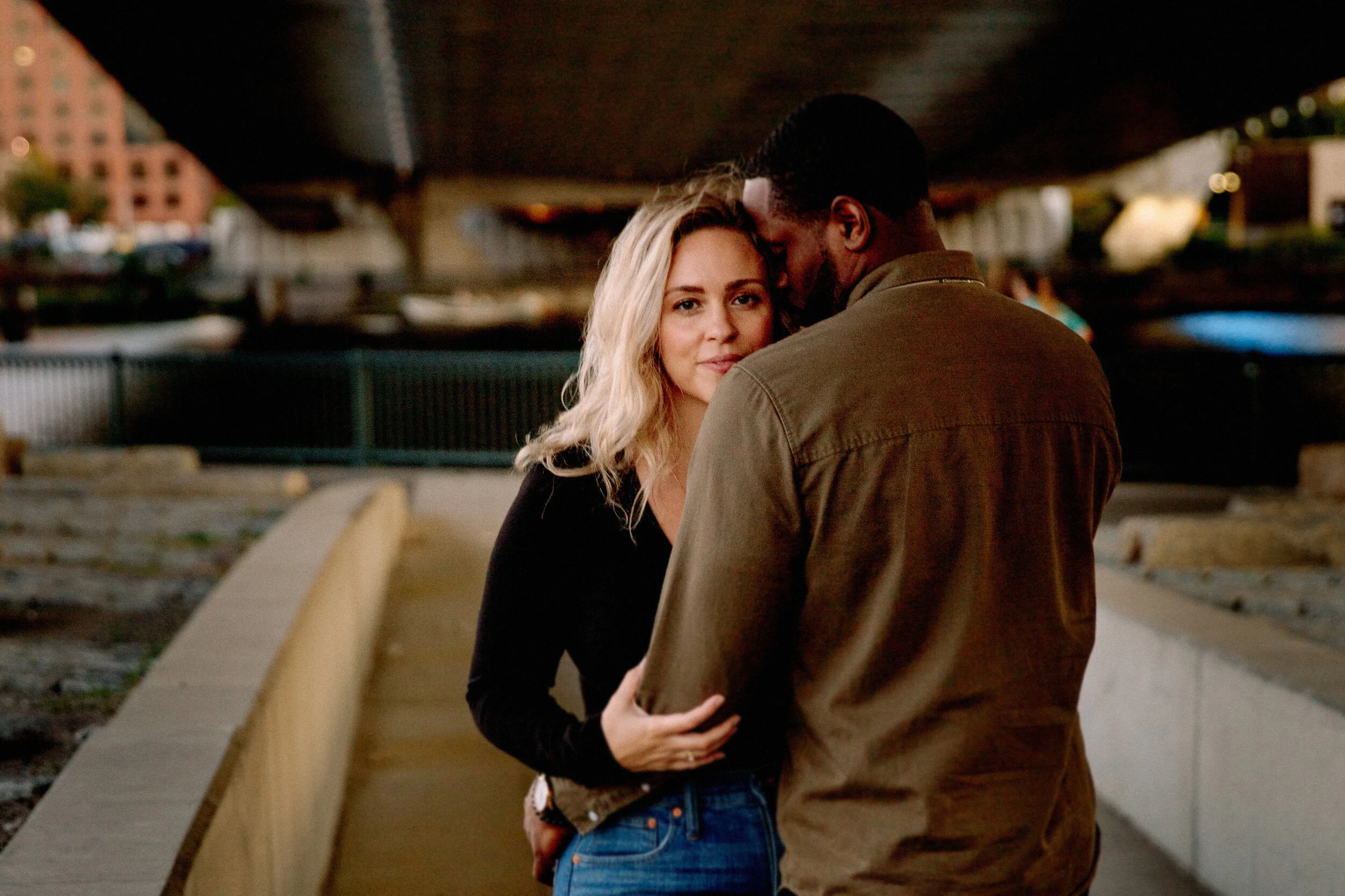 Alyssa + Damien's Modern and Golden Boston Engagement Photos