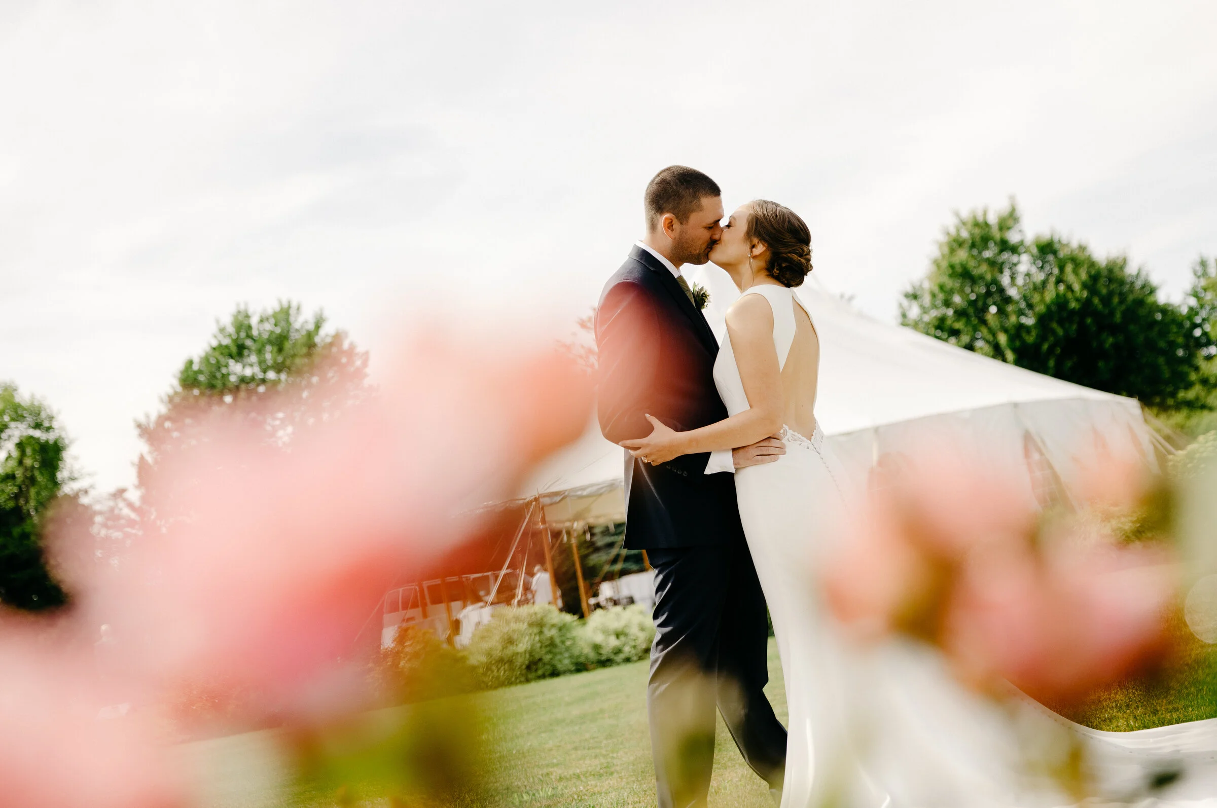  A Glorious Summer Wedding at The Dennis Inn with Kirsten and Andy
