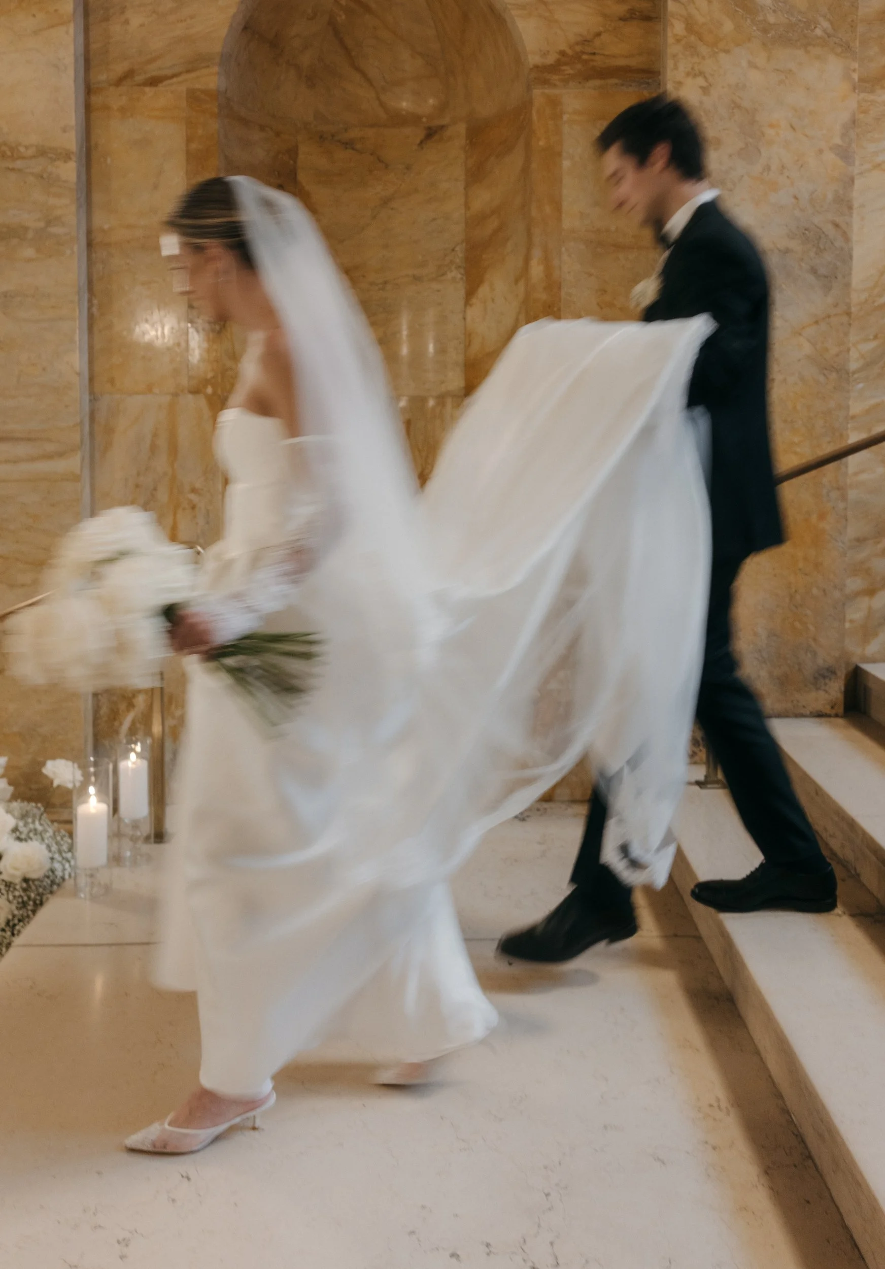 Boston Public Library Wedding - Captured by Editorial wedding photographer, Mikhail Glabets Weddings 2025