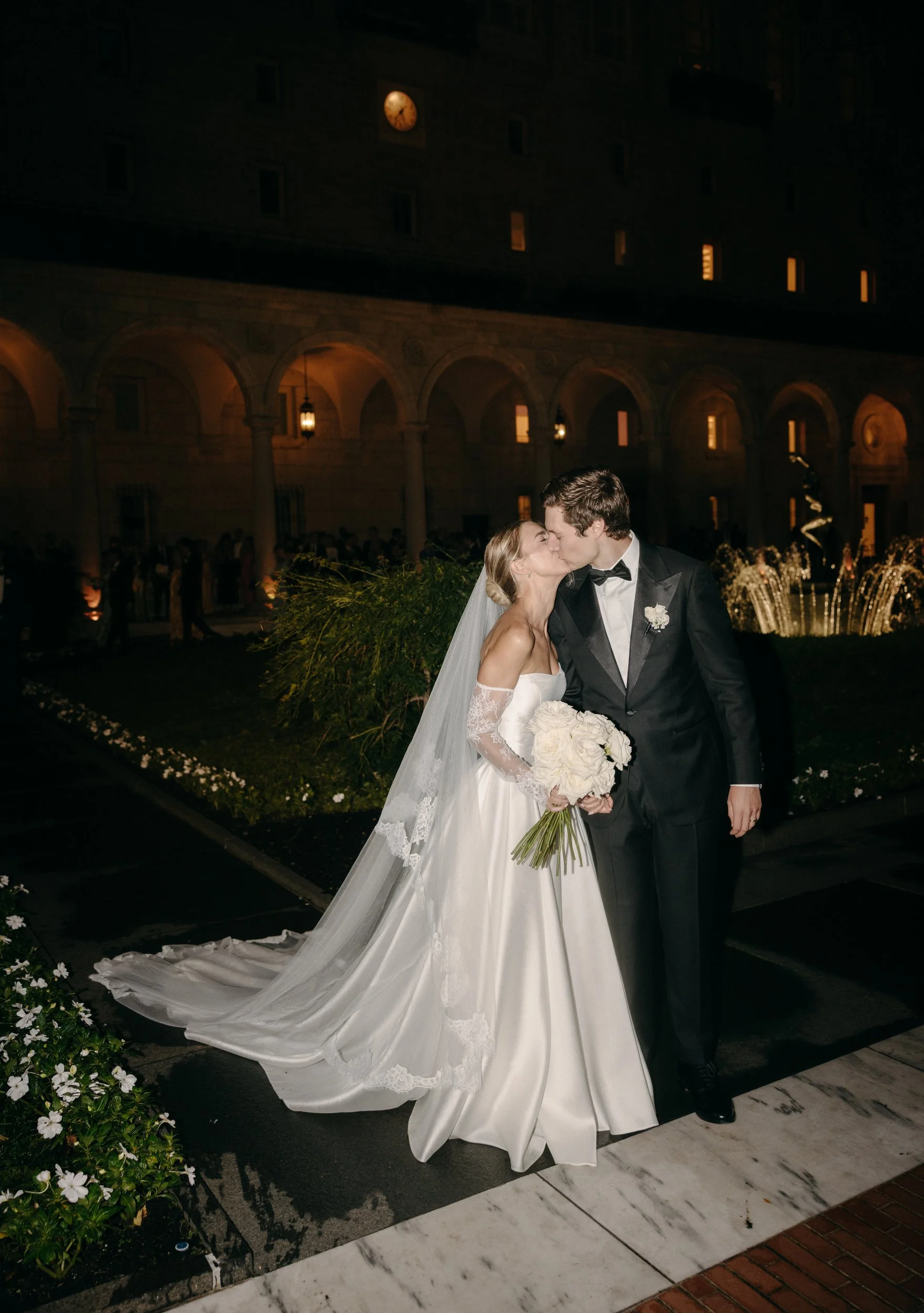 Boston Public Library Wedding - Captured by Editorial wedding photographer, Mikhail Glabets Weddings 2025