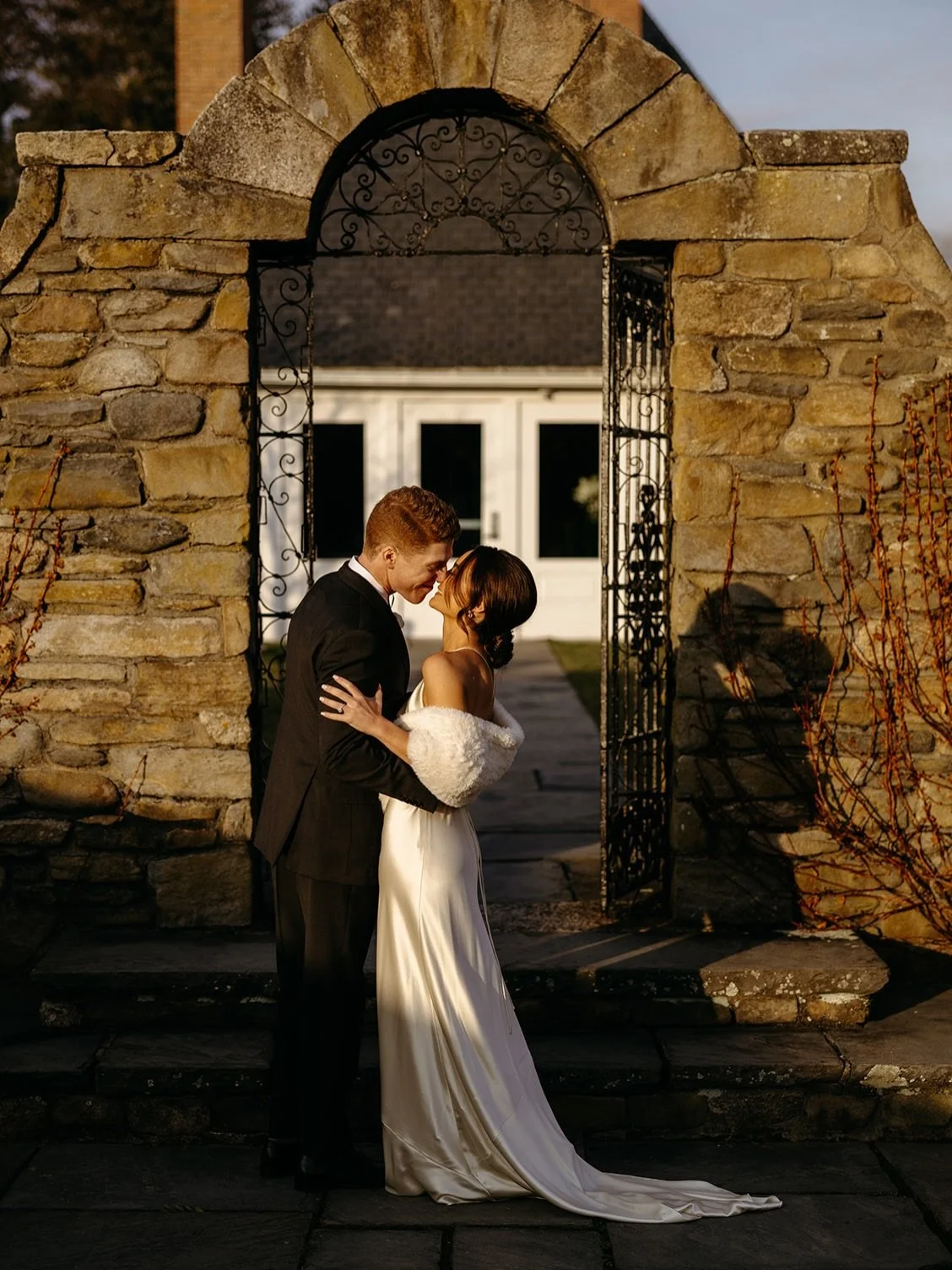 The warmest winter wedding you ever did see