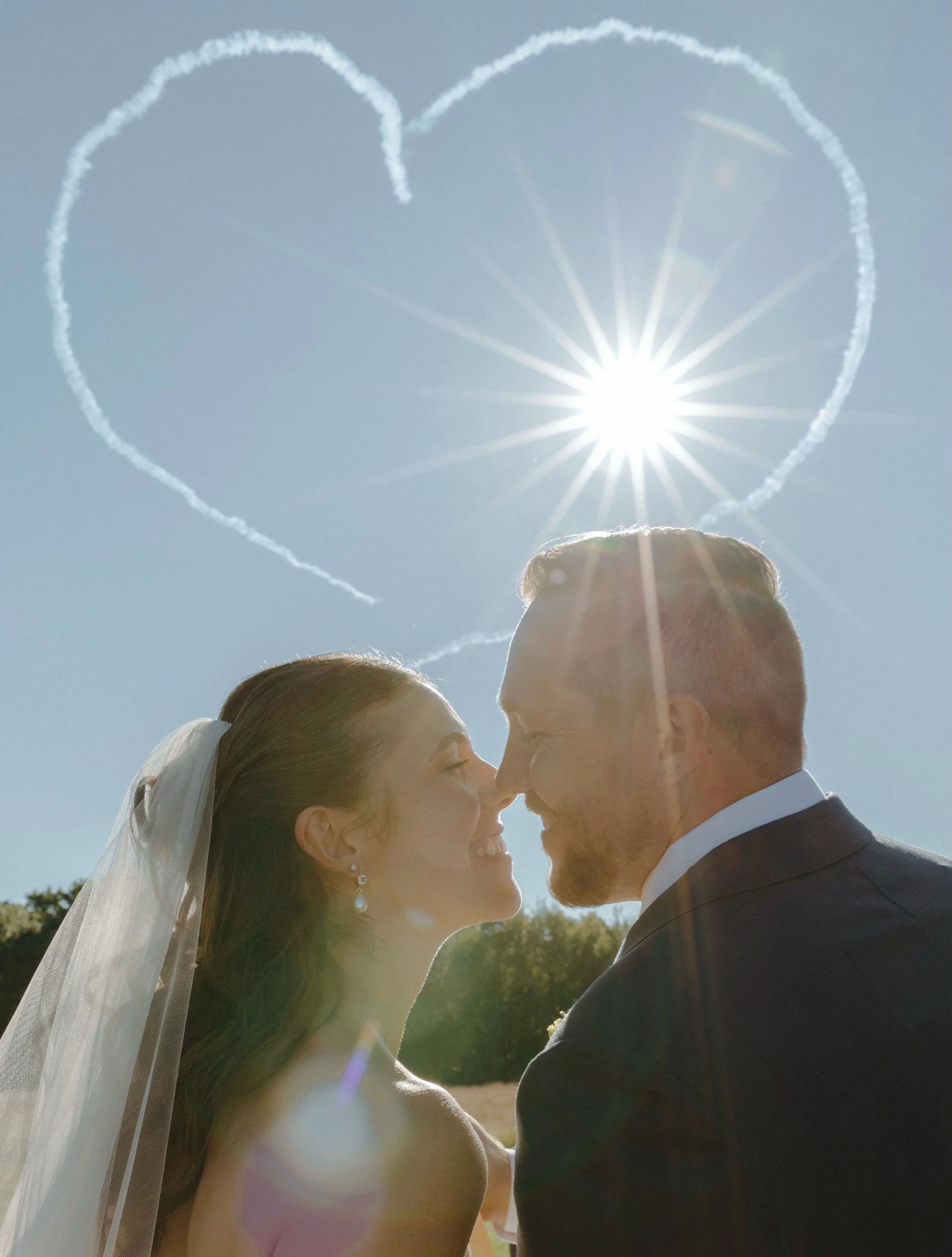 Love is in the air. 
Haley &amp; Chris.