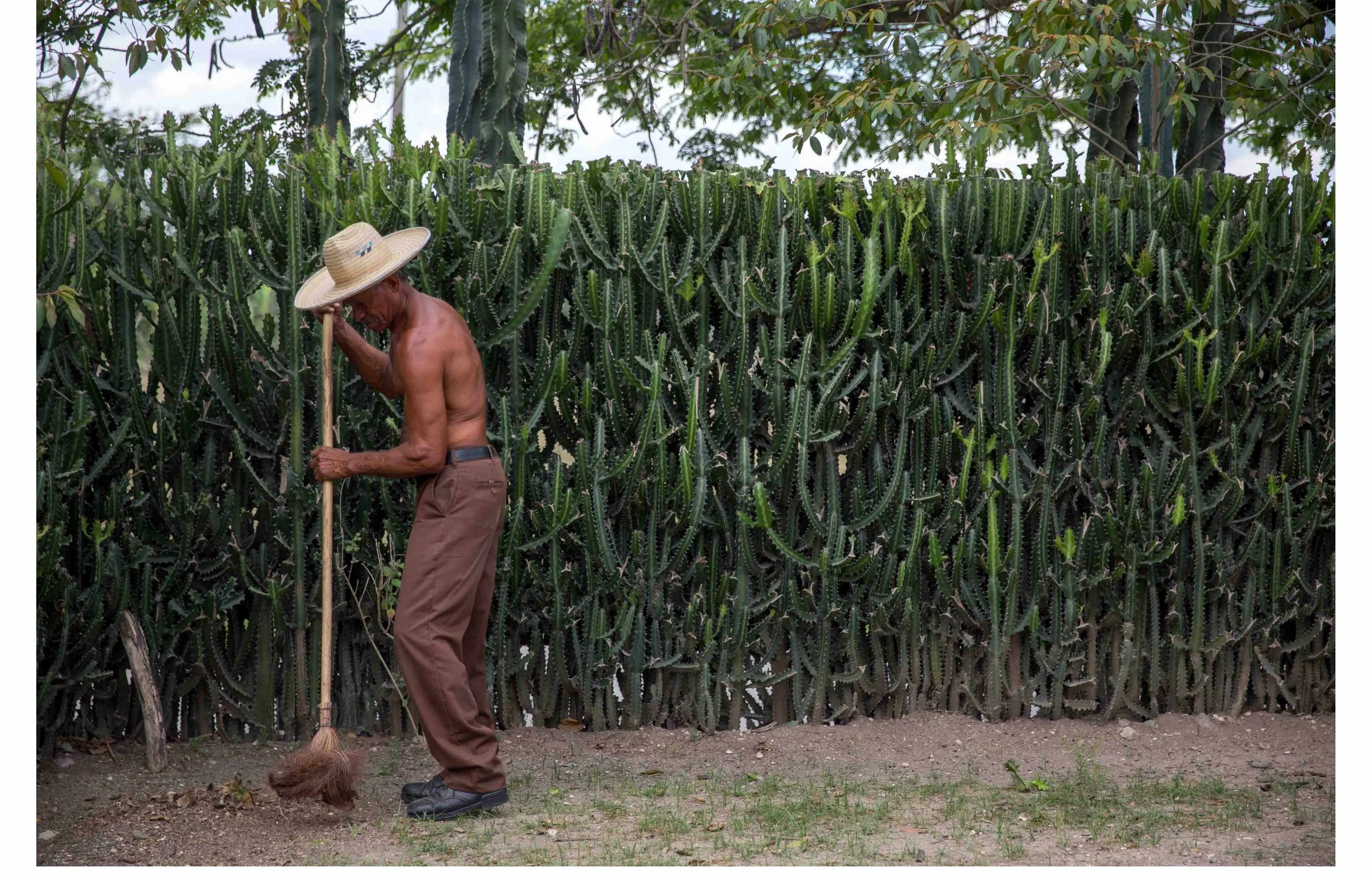 on the way of Camaguey, Cuba, on April 19, 2016
