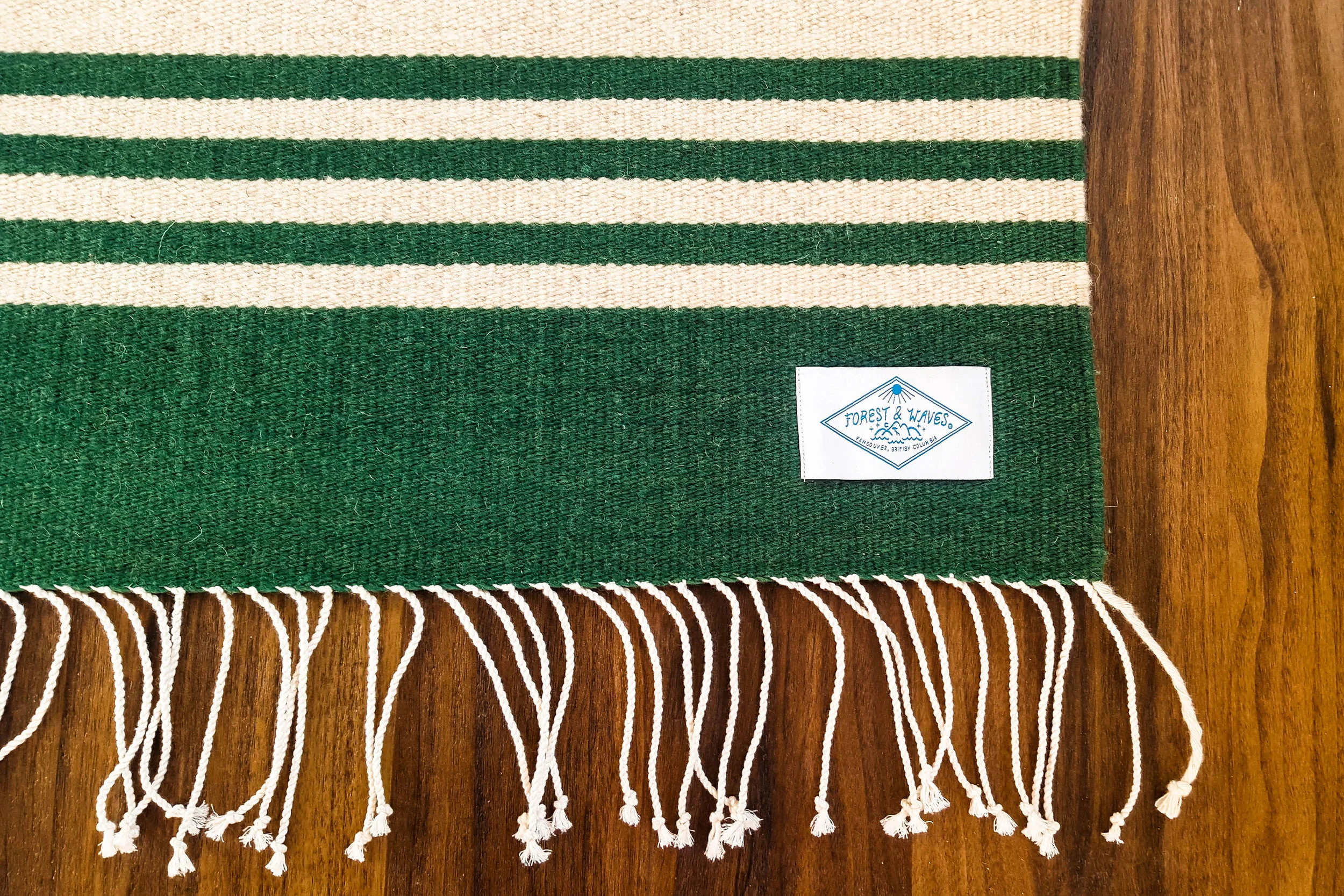 Small rug 2 x 3ft, large sized 3 x 5ft and 4 x 6ft.