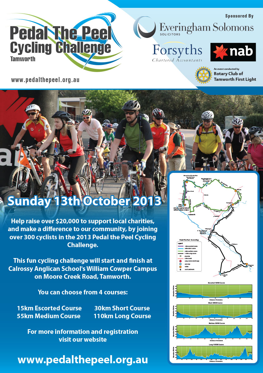 Pedal the Peel Newspaper Ad