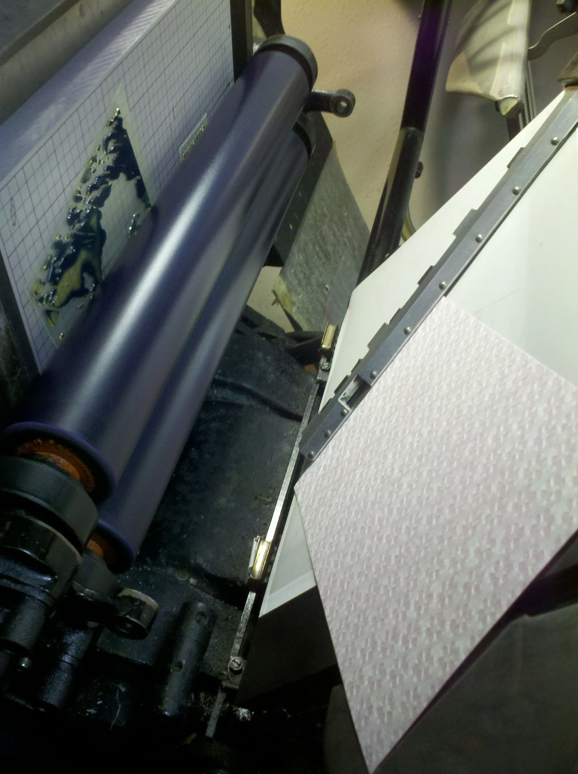 polymer plate printing and the machine that keeps eating