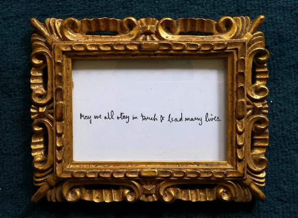 Keep Writing number 78, text by Travis Fristoe