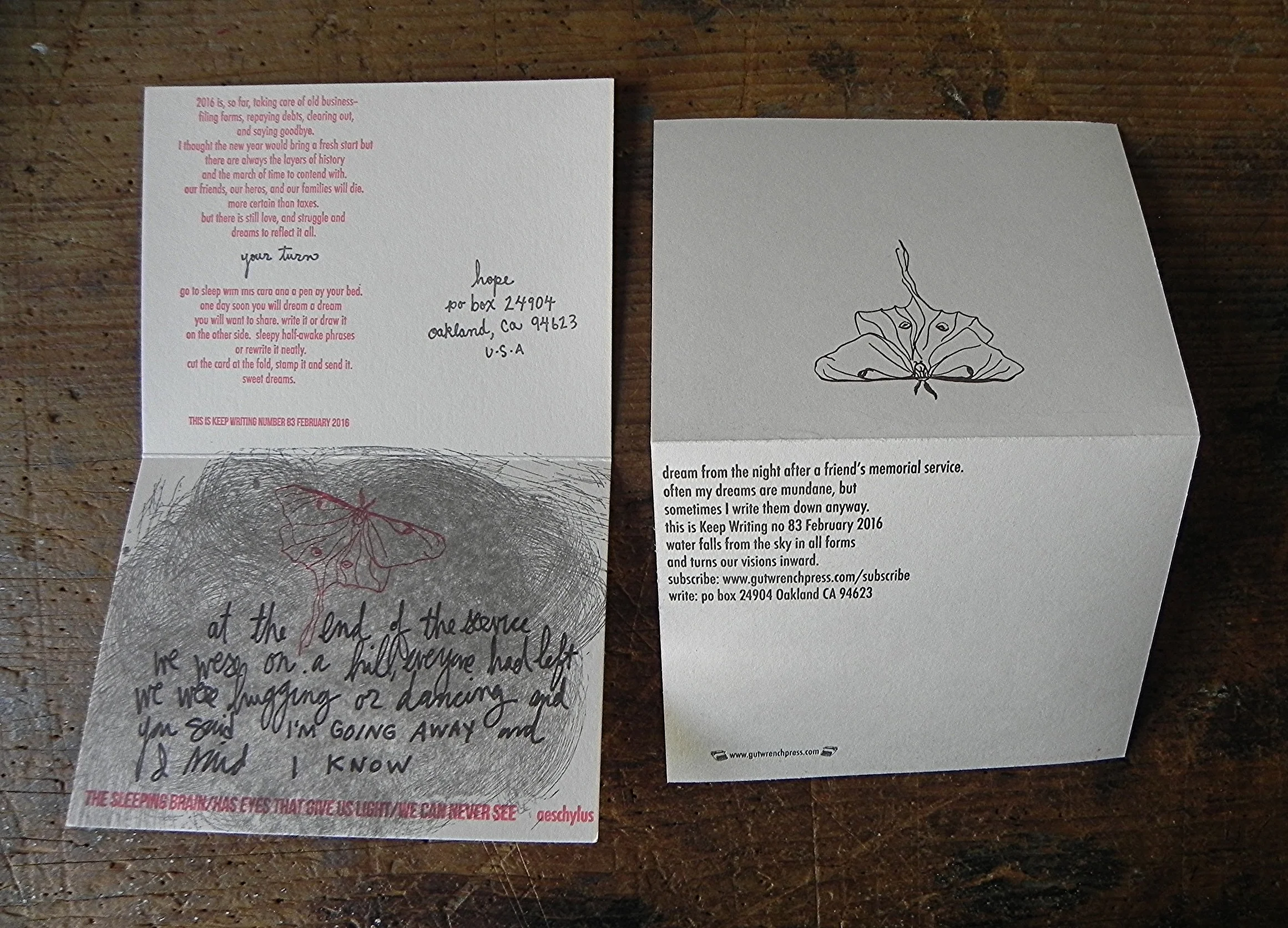 Keep Writing number 83 February 2016