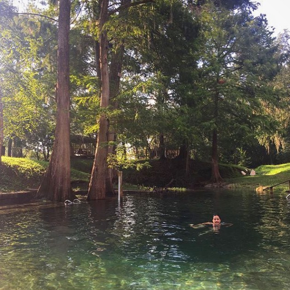 Swimming. I turned 41 and swam in at least 3 different bodies of water with a few close friends. Will I ever leave the country again, with so many springs left to be discovered in a day’s drive?