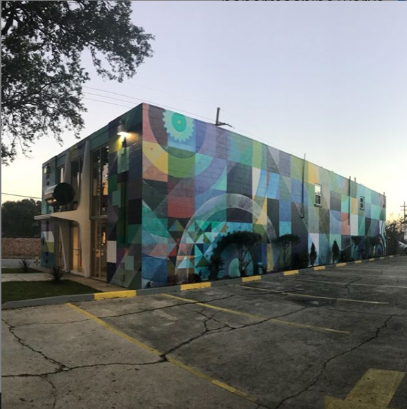 Paper Machine: the building where my press and my studio are housed (that’s my window in the middle!), I can’t tell you how great it is to work for yourself, surrounded by others who are doing similar work and want to talk about it. Also where I cel…