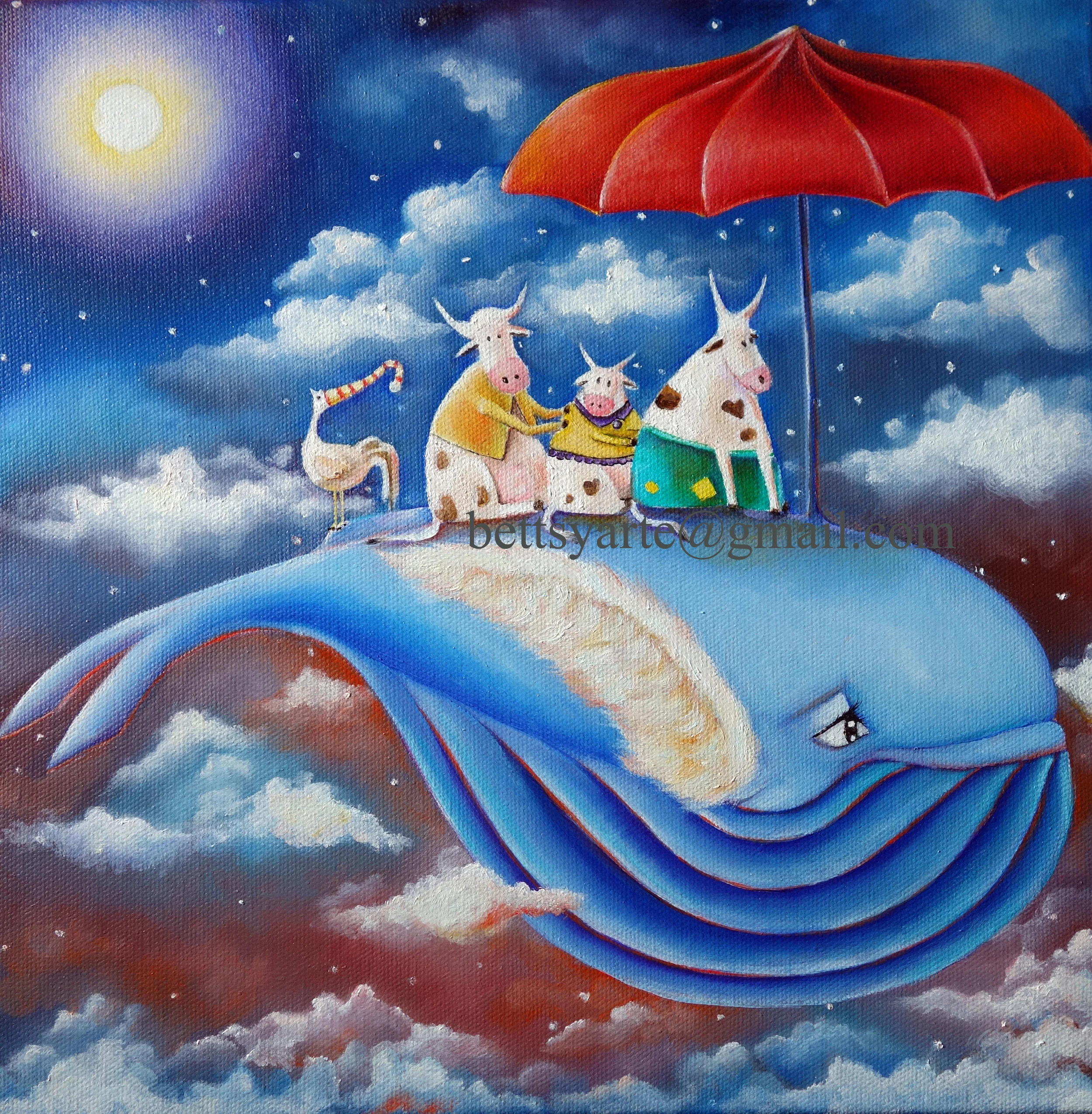 Trip on cotton, oil on canvas, 30cm x 30cm, 2015