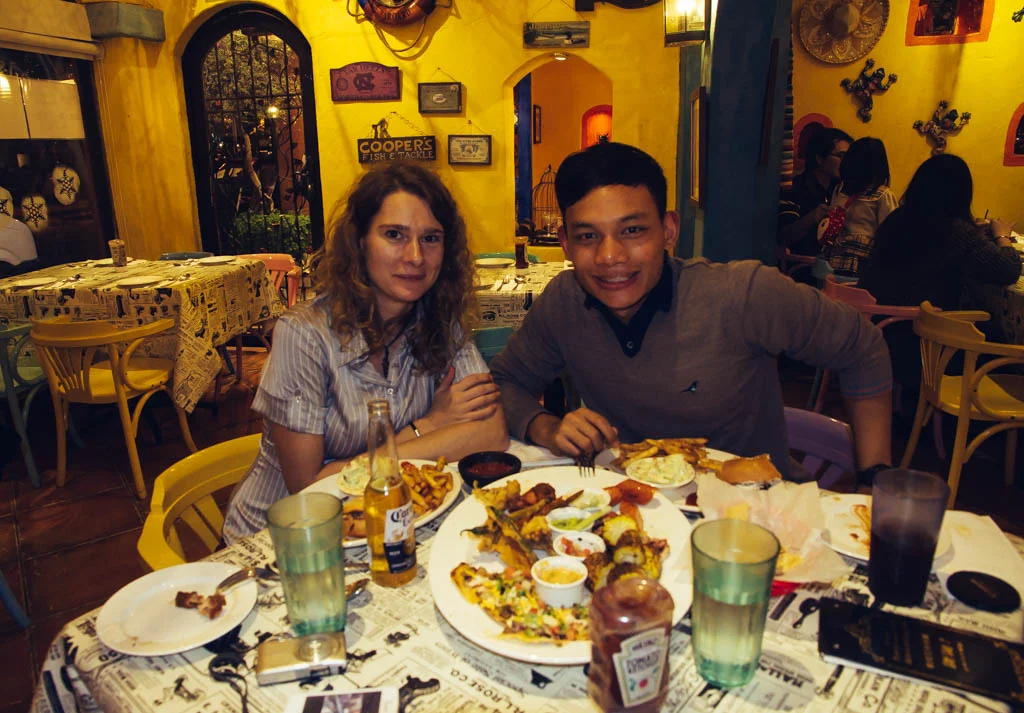 I decided to treat Claudia to a farewell dinner before we part ways the following day.