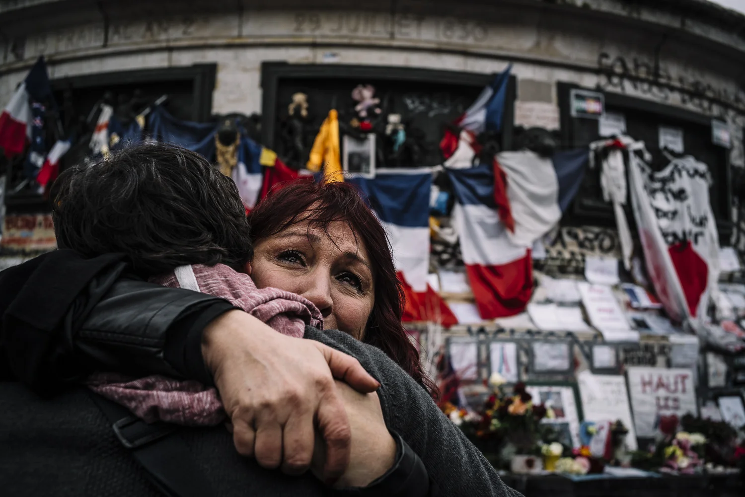 Commemorative Ceremony for Paris Attack Victims. Place de la République, Paris, 2016
