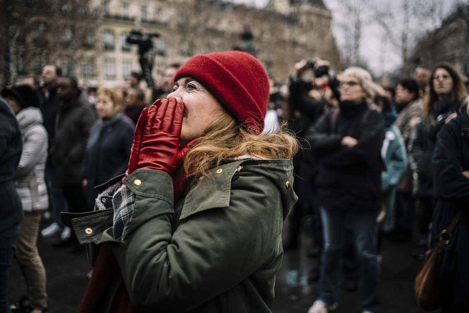  Commemorative Ceremony for Paris Attack Victims. Place de la République, Paris, 2016 