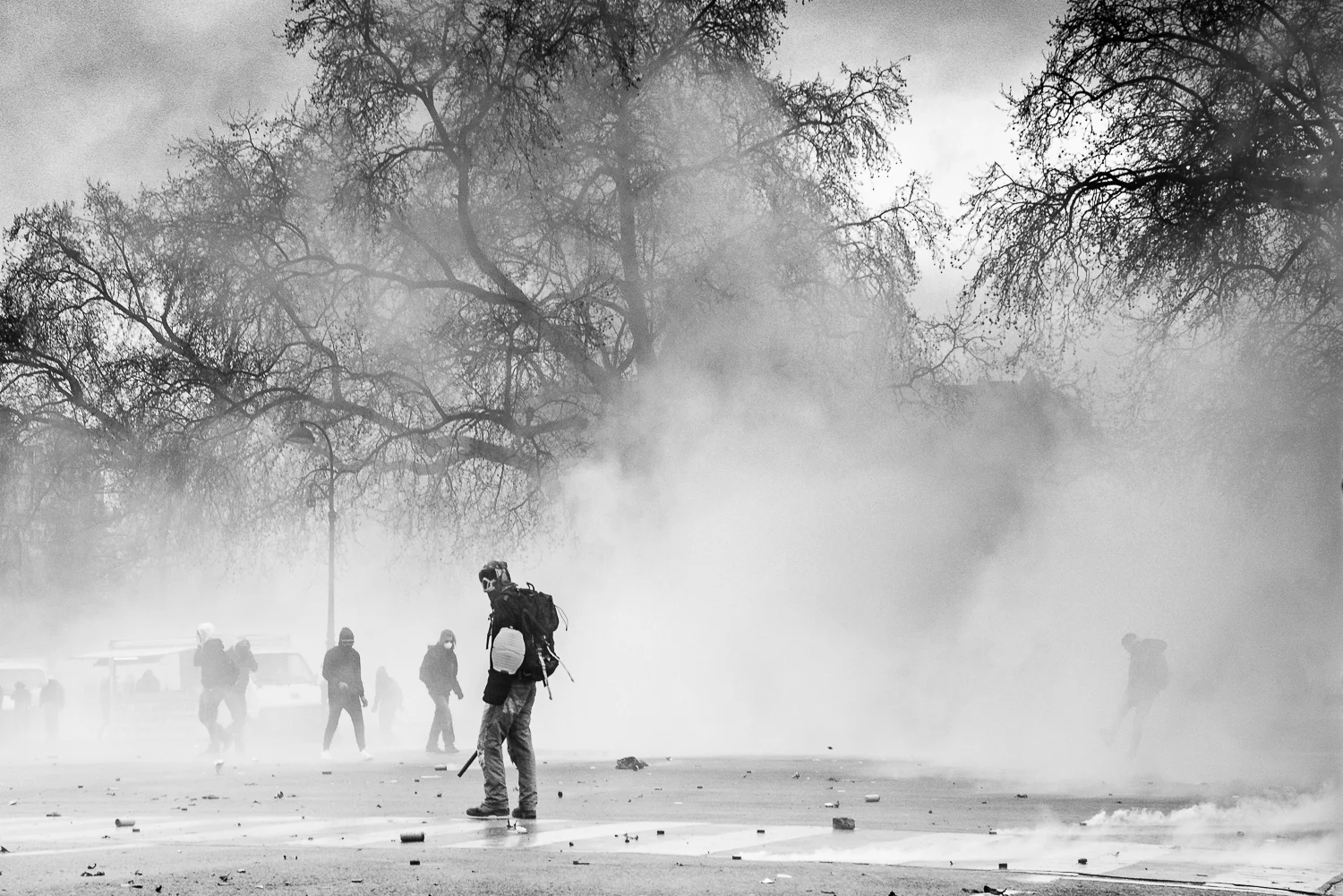Loi Travail; Non Merci demonstrations on the streets of Paris. Paris, 2016